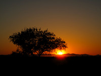 Sunset Over Yuma Arizona